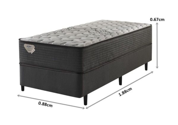 conjunto box relax comfort molas ensacadas wide solteiro