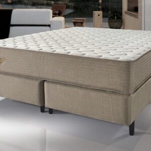 Conjunto Box Queen Relax Duo Comfort Molas Ensacadas 158x198x55cm