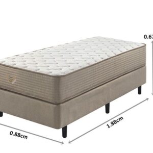 conjunto box relax duo comfort molas ensacadas wide solteiro 088x188x67cm 2490