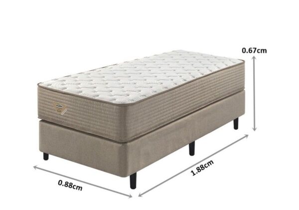 conjunto box relax duo comfort molas ensacadas wide solteiro