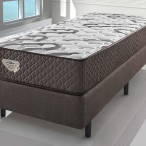 Conjunto Box Solteiro Resistive Molas Ensacadas 088x188x68cm