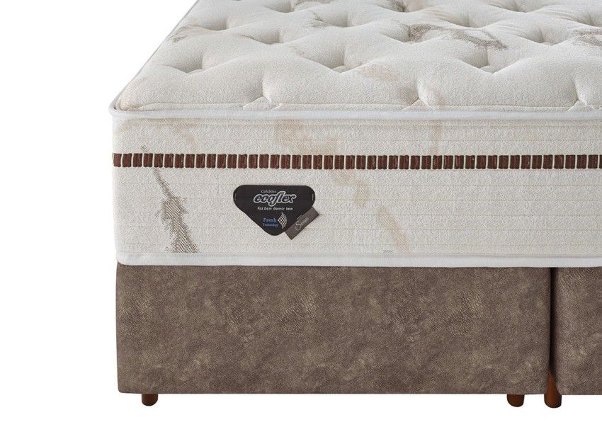 Conjunto Box Casal Suave Molas Ensacadas 138x188x67cm 2 conjunto box suave molas ensacadas wide casal