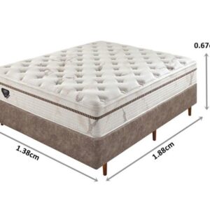 Conjunto Box Casal Suave Molas Ensacadas 138x188x67cm 8 conjunto box suave molas ensacadas wide casal 138x188x67cm 9734