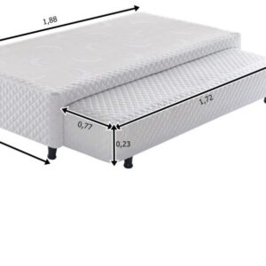 somie auxiliar mola solteiro branco bordado 088x188x36cm 9692