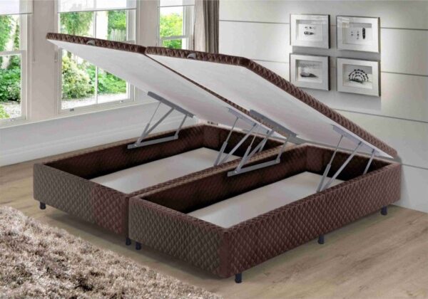 somie cama bau frontal queen marrom bordado 158x198x46cm 7361 Copia
