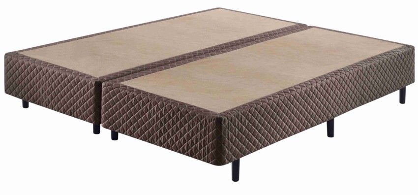 Somiê ECO Marrom Bordado King 193x203x40cm 1 somie cama eco marrom bordado king
