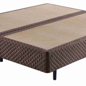 Somiê ECO Marrom Bordado Queen 158x198x40cm
