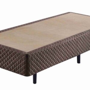 Somiê ECO Marrom Bordado Solteiro 088x188x40cm