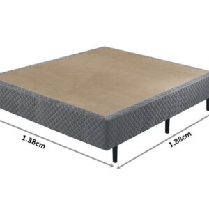 somie eco cinza chumbo bordado casal 138x188x40cm 8553 1
