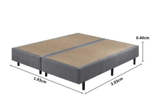 somie eco cinza chumbo bordado king 193x203x40cm 8859 1