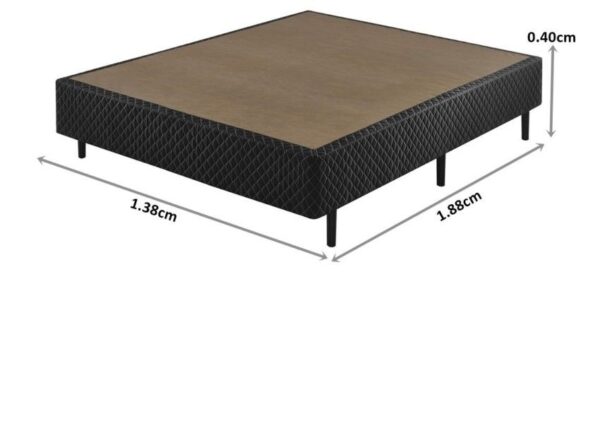 somie eco preto bordado casal