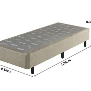 somie uni bege esmeralda solteiro 088x188x37cm 6377