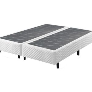 Somiê UNI Branco Bordado King 193x203x37cm