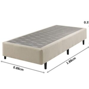 somie uni champanhe liso solteiro 088x188x37cm 2065