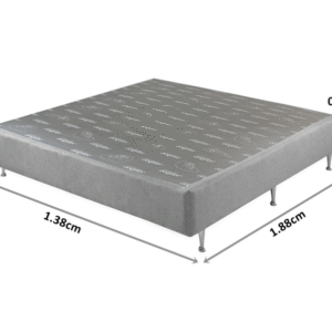 somie uni cinza prata casal 138x188x37cm 4213