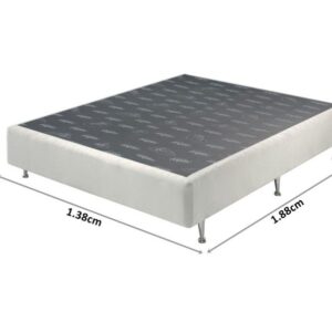 somie uni cristal malha casal 138x188x37cm 5495
