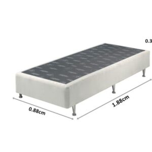 somie uni cristal malha solteiro 088x188x37cm 2370