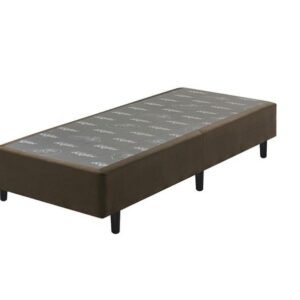 Somiê UNI Marrom Veludine Liso Solteiro 088x188x37cm