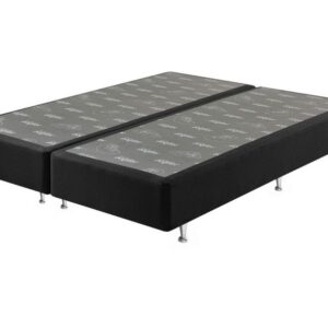 Somiê UNI Preto Liso Queen 158x198x37cm