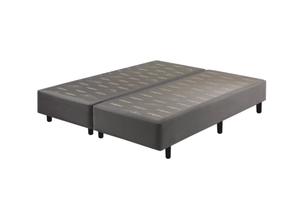 somie uni veludine cinza liso king