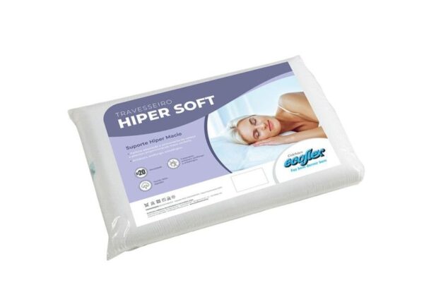 travesseiro espuma hiper soft branco