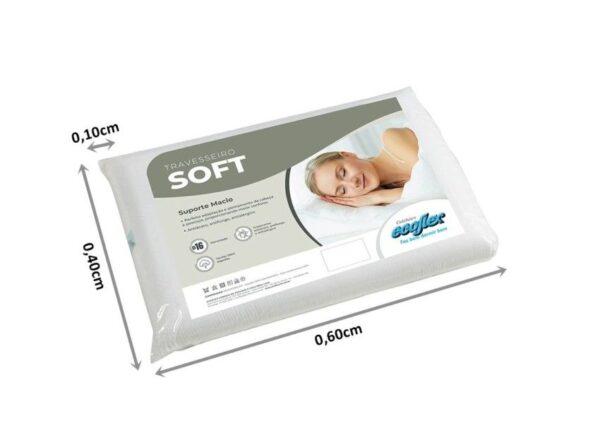 travesseiro espuma macica soft branco