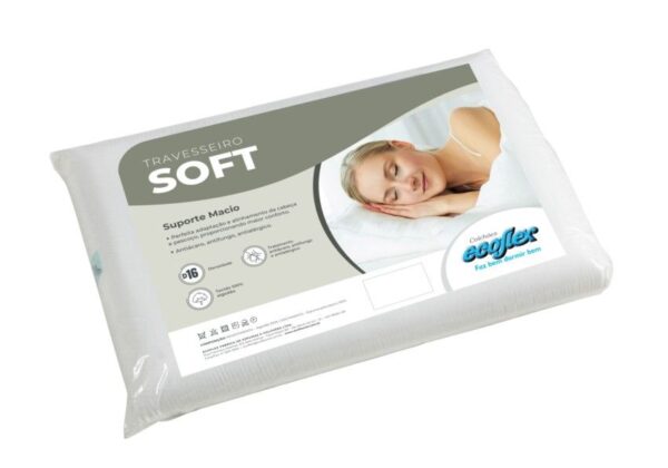 travesseiro espuma macica soft branco