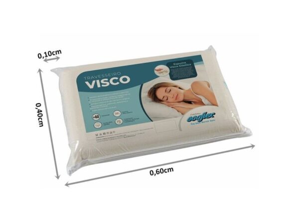 travesseiro espuma visco elastico d40