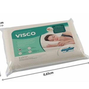 travesseiro espuma visco elastico d60 065x045x12cm 7228