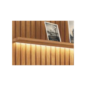 Painel Ripado c/ Rack Suspenso BJ Prateleira e LED 2,31m 100% MDF 7 home innovare ii